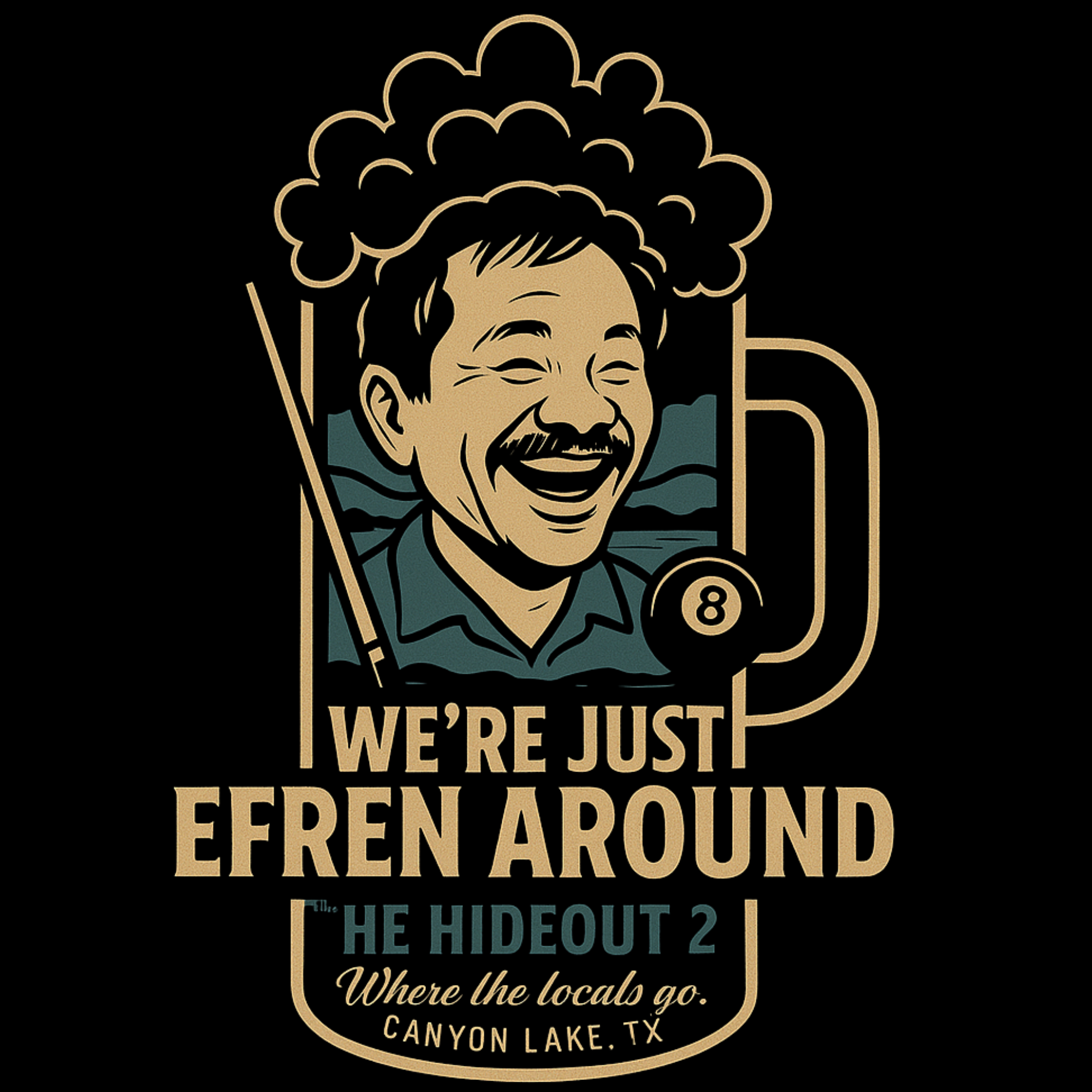 We're Just Efren Around logo