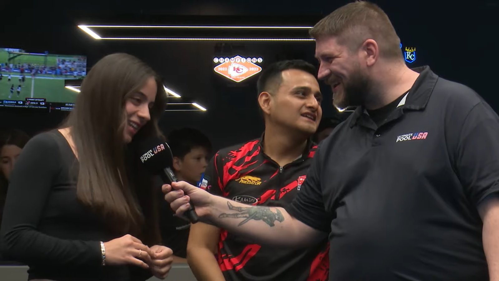 Gerson Martinez interviewed alongside UPL San Antonio's Saharai Urrutia at the Kansas City Open